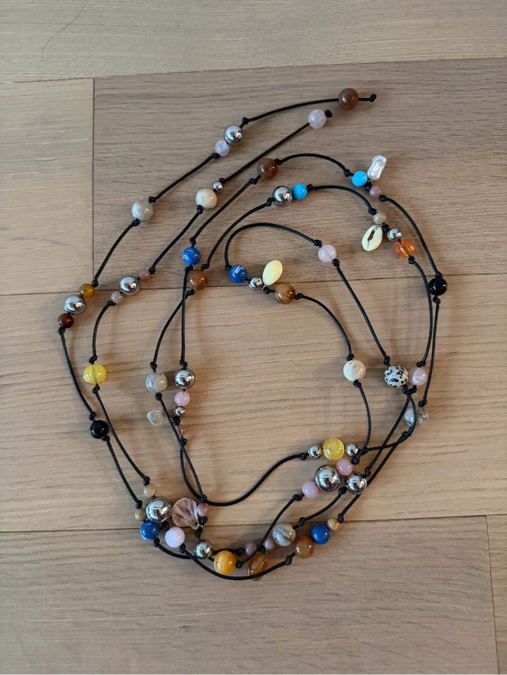 Zara Beaded Cord Necklace / Belt